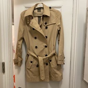 Burberry Brit Trench Coat - Above the Knee